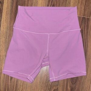 lululemon Women Pink/Purple Bike Shorts size 6